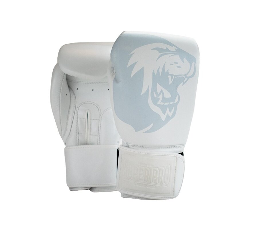 Super Pro Combat Gear Legend Se Lederen (kick)bokshandschoenen, Wit