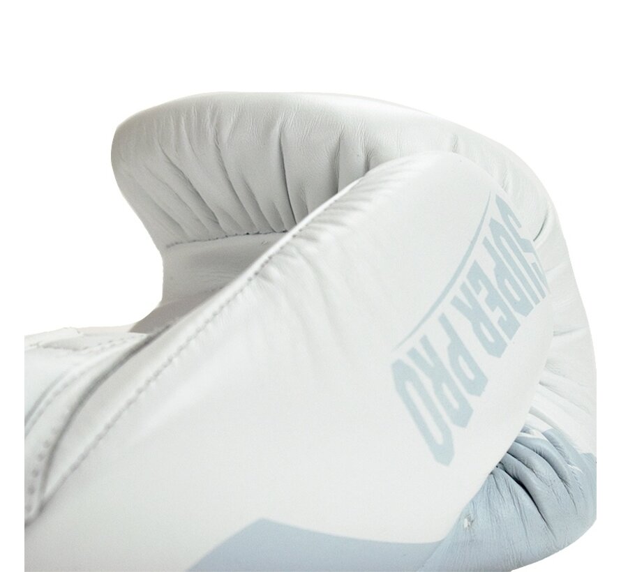 Super Pro Combat Gear Legend Se Lederen (kick)bokshandschoenen, Wit