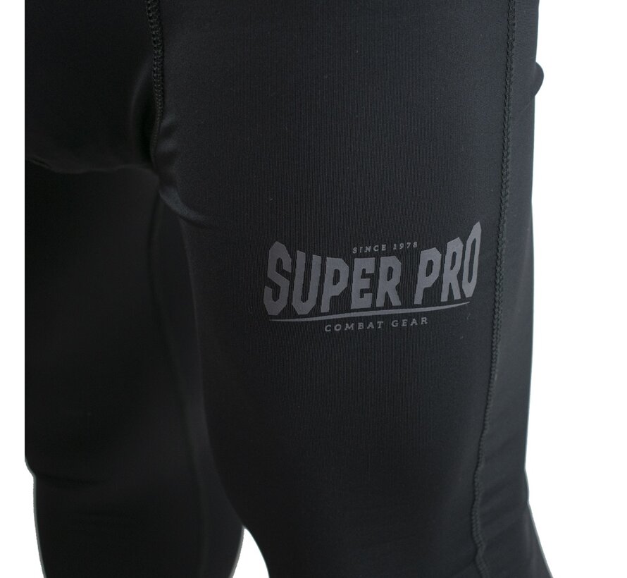 Super Pro Combat Gear Legging, Grijs,Zwart