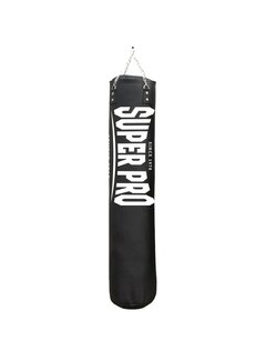 Super Pro Combat Gear Super Pro Combat Gear Luxury Bokszak Pu Vertical Logo, Zwart