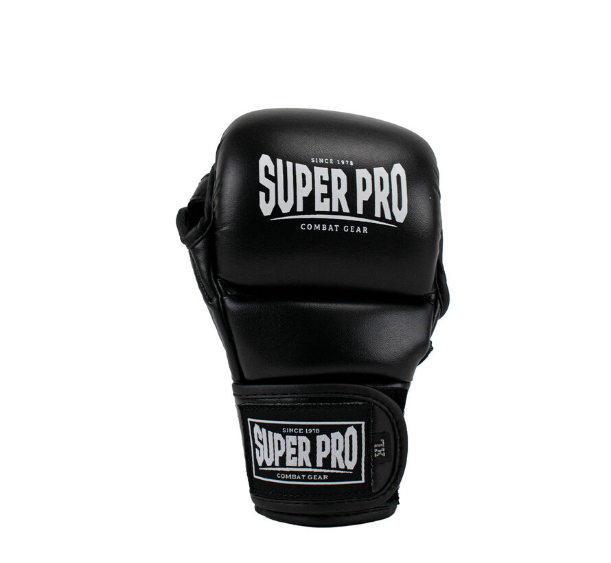 Super Pro Combat Gear MMA Handschoenen Shooter 2.0, Zwart,Wit