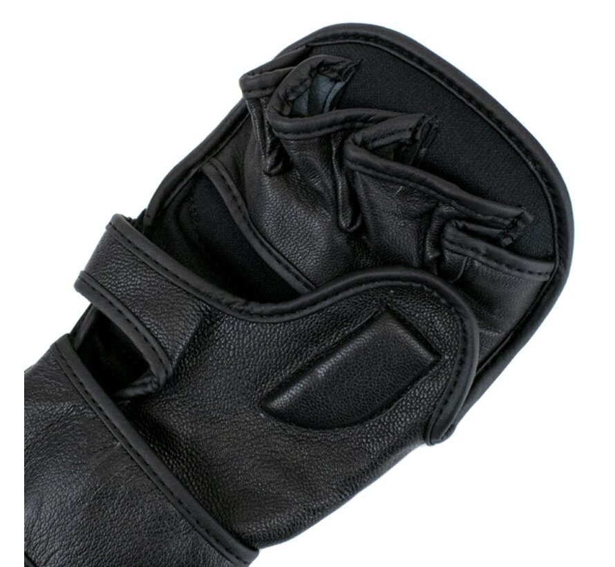 Super Pro Combat Gear Mma Shooter Handschoenen, Zwart,Wit