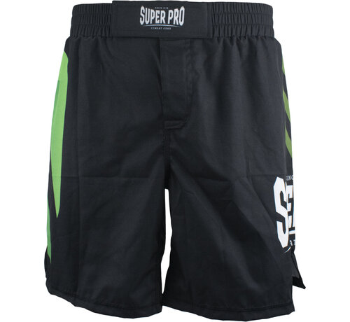 Super Pro Combat Gear Super Pro Combat Gear Mma Short No, Zwart,Groen,Zilver
