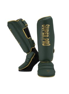 Super Pro Combat Gear Super Pro Combat Gear Scheenbeschermer Protector Se XS, goud - groen