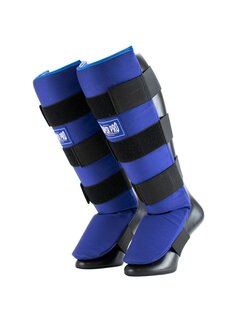 Super Pro Combat Gear Super Pro Combat Gear Scheenbeschermer, Blauw,Zwart