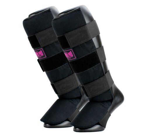 Super Pro Combat Gear Super Pro Combat Gear Scheenbeschermer, Roze,Zwart