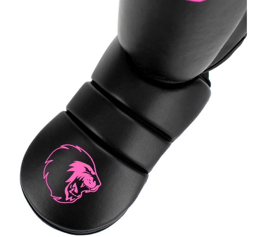 Super Pro Combat Gear Scheenbeschermer, Roze,Zwart