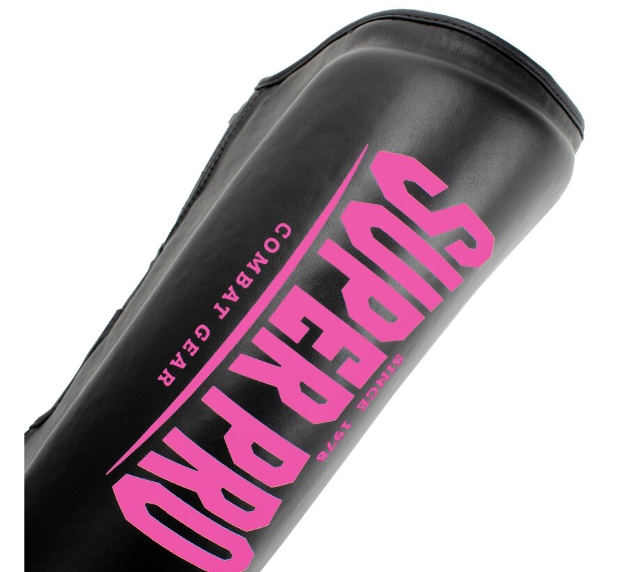 Super Pro Combat Gear Scheenbeschermer, Roze,Zwart