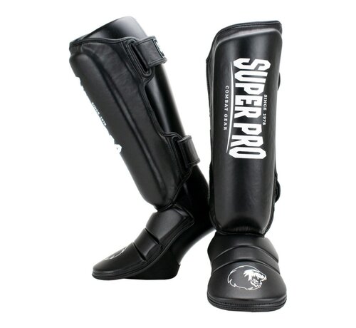 Super Pro Combat Gear Super Pro Combat Gear Scheenbeschermer, Zwart,Wit