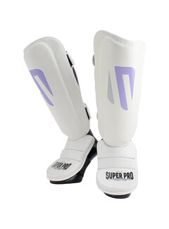 Super Pro Combat Gear Super Pro Combat Gear Scheenbeschermers No, Wit,Paars,Zilver