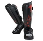 Super Pro Combat Gear Scheenbeschermers, Rood,Zwart