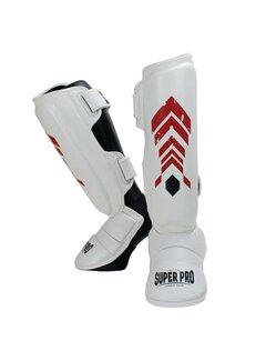 Super Pro Combat Gear Super Pro Combat Gear Scheenbeschermers, Zwart,Wit