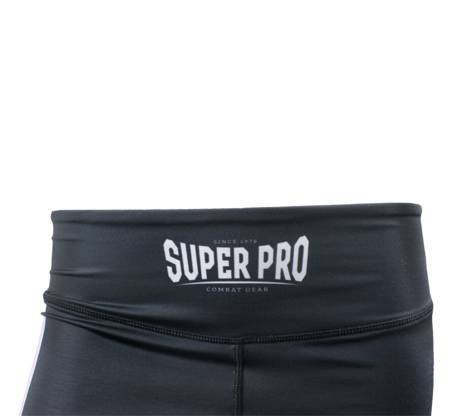 Super Pro Combat Gear Short Tight Dames No, Wit,Paars,Zilver