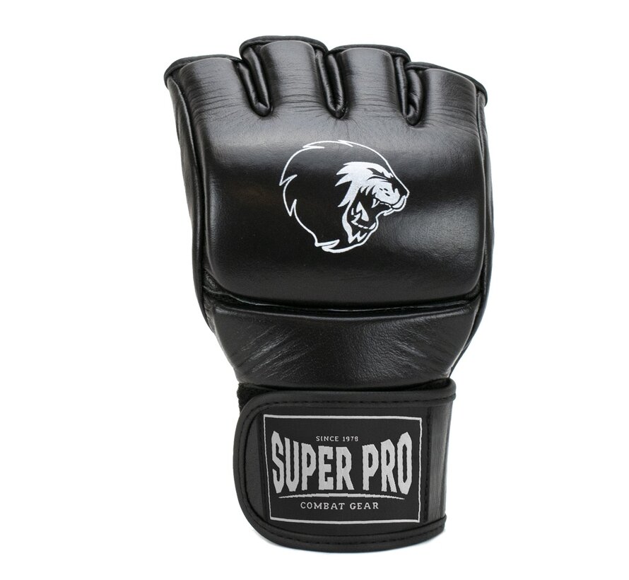 Super Pro Combat Gear Slugger Mma Handschoenen, Zwart,Wit