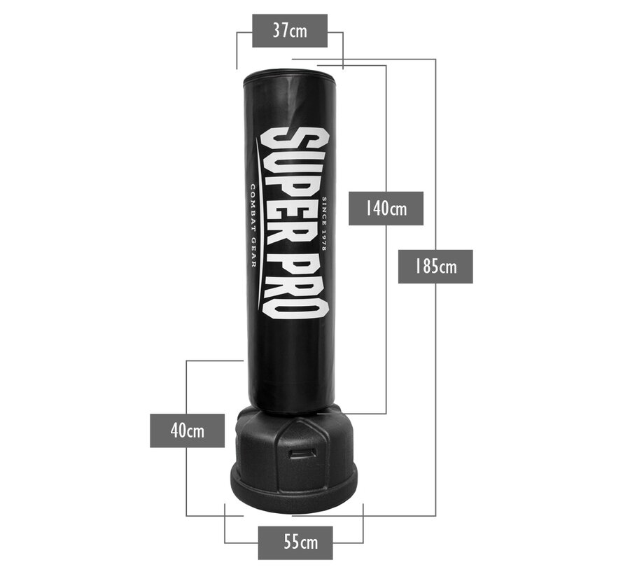 Super Pro Combat Gear Staande Bokszak, Zwart
