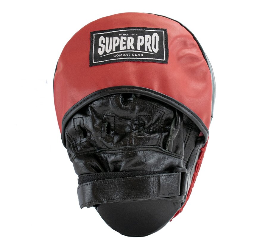 Super Pro Combat Gear Super Pro Lederen Gebogen Hook and Jab Pad