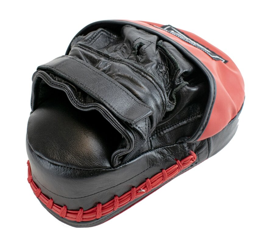 Super Pro Combat Gear Super Pro Lederen Gebogen Hook and Jab Pad