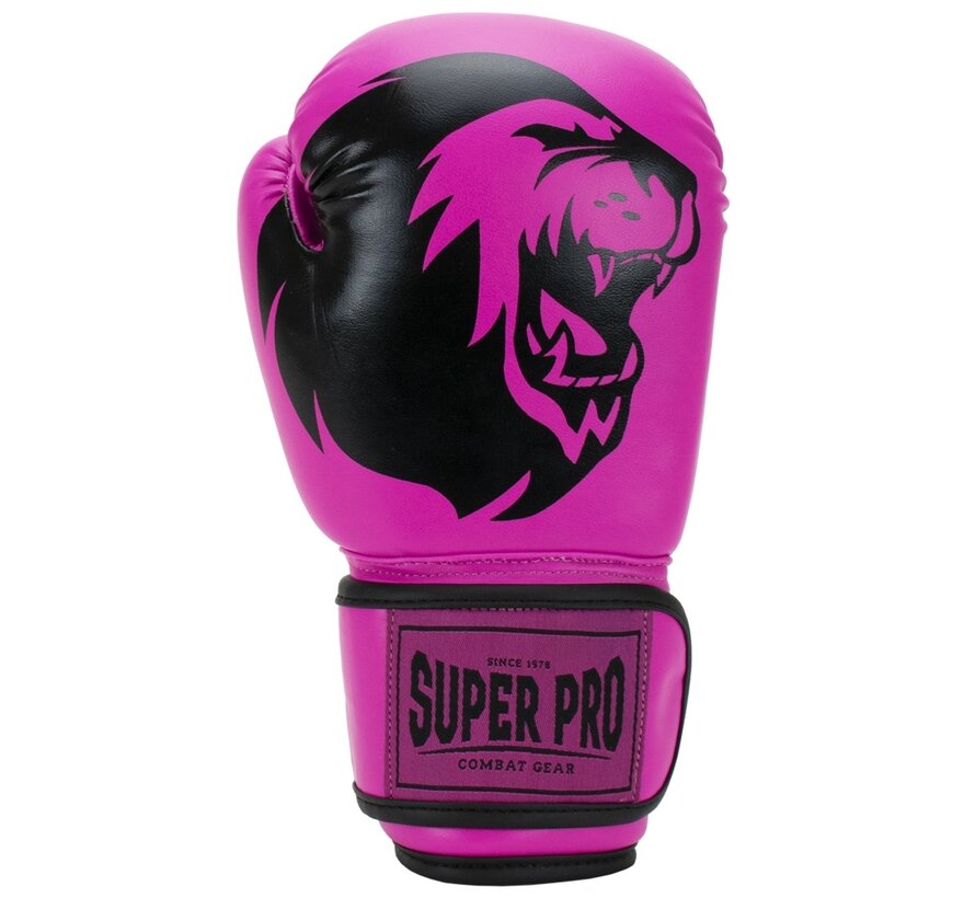 Super Pro Combat Gear Talent (kick)bokshandschoenen, Roze,Zwart
