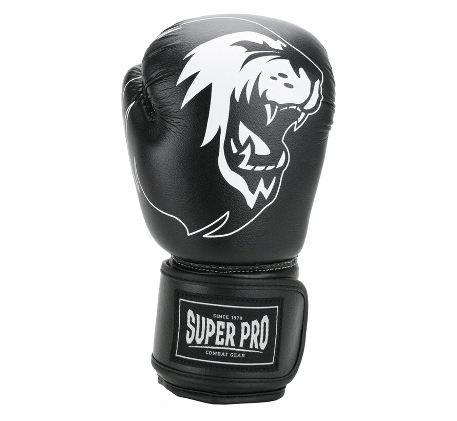 Super Pro Combat Gear Talent (kick)bokshandschoenen, Zwart,Wit