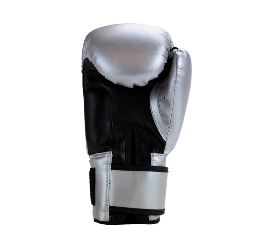 Super Pro Combat Gear Talent (kick)bokshandschoenen, Zwart,Zilver