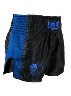 Super Pro Combat Gear Super Pro Combat Gear Thai En Kickboksshort Brave S, blauw - zwart