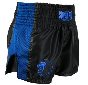 Super Pro Combat Gear Super Pro Combat Gear Thai En Kickboksshort Brave S, blauw - zwart