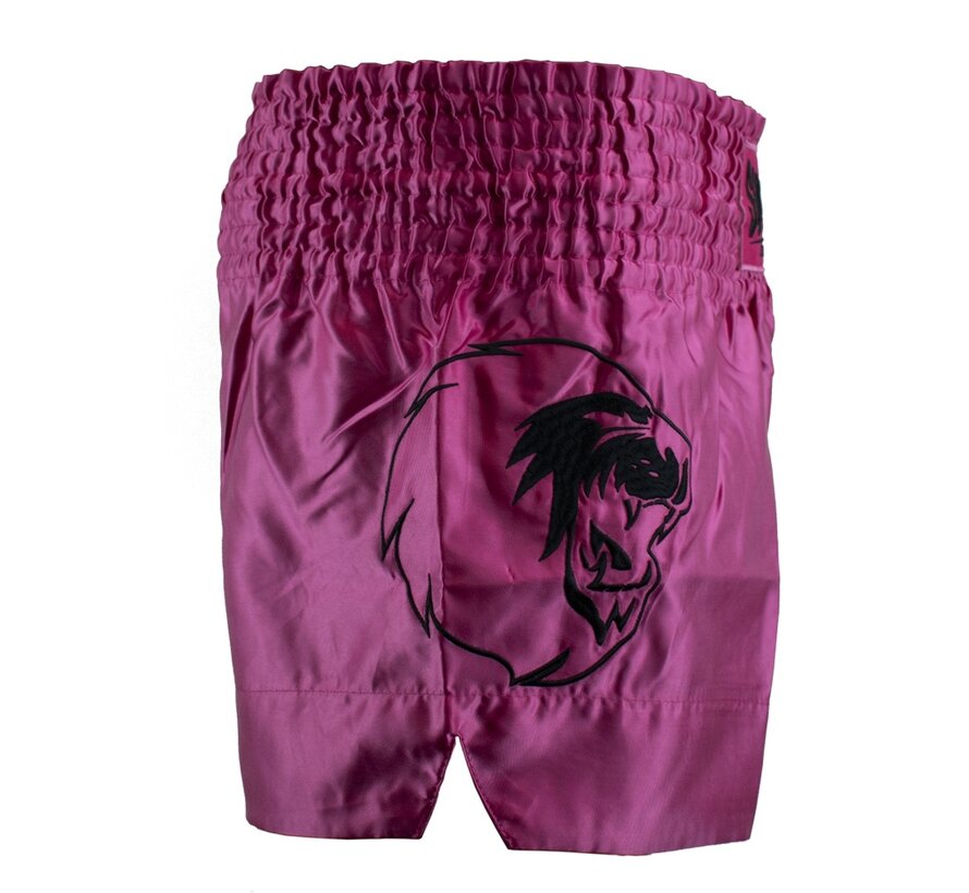 Super Pro Combat Gear Thai En Kickboksshort, Roze,Zwart