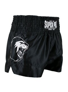 Super Pro Combat Gear Super Pro Combat Gear Thai En Kickboksshort, Zwart,Wit