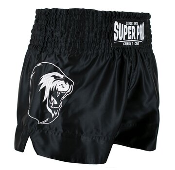 Super Pro Combat Gear Super Pro Combat Gear Thai En Kickboksshort, Zwart,Wit