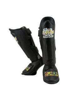 Super Pro Combat Gear Super Pro Combat Gear Thai Scheenbeschermers Pattaya Made In, Zwart,Geel