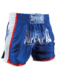 Super Pro Combat Gear Super Pro Combat Gear Thai Short, Rood,Blauw,Wit