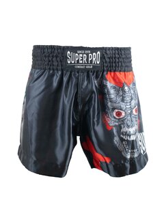 Super Pro Combat Gear Super Pro Combat Gear Thai Short, Rood,Grijs,Zwart