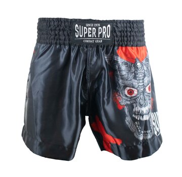 Super Pro Combat Gear Super Pro Combat Gear Thai Short, Rood,Grijs,Zwart