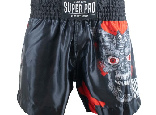 Super Pro Combat Gear Super Pro Combat Gear Thai Short, Rood,Grijs,Zwart