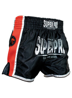 Super Pro Combat Gear Super Pro Combat Gear Thai Short, Rood,Zwart,Wit