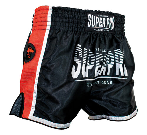 Super Pro Combat Gear Super Pro Combat Gear Thai Short, Rood,Zwart,Wit