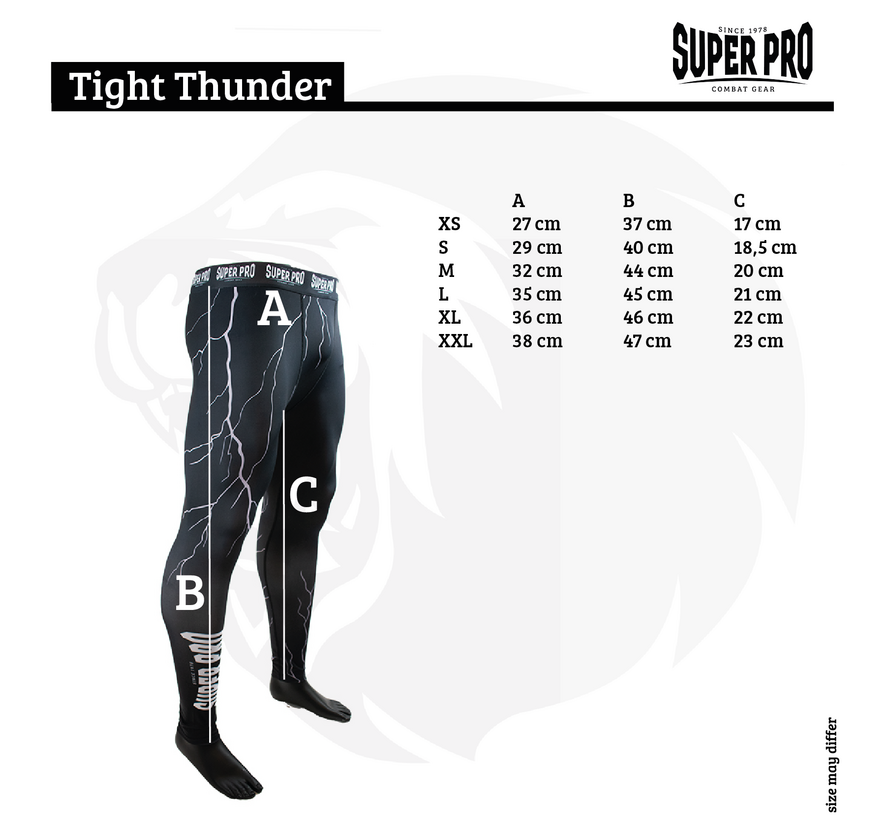 Super Pro Combat Gear Tight, Grijs,Zwart