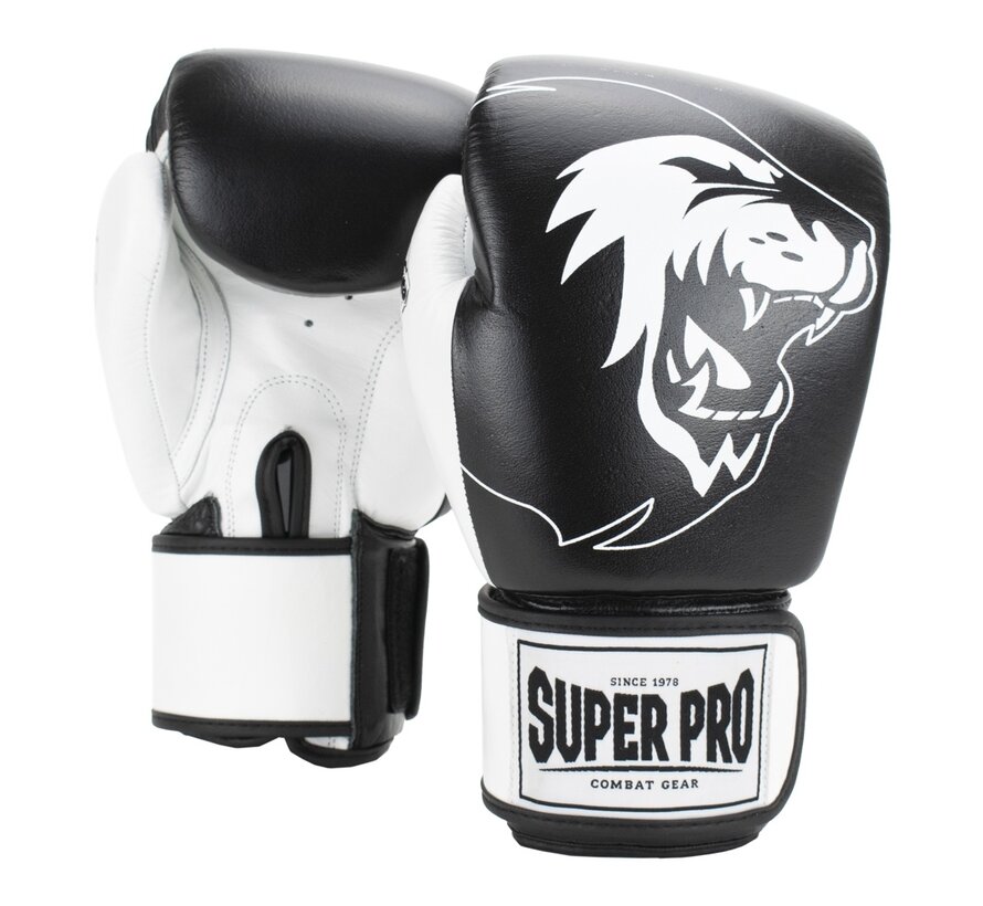 Super Pro Combat Gear Undisputed Bokszakhandschoenen, Zwart,Wit