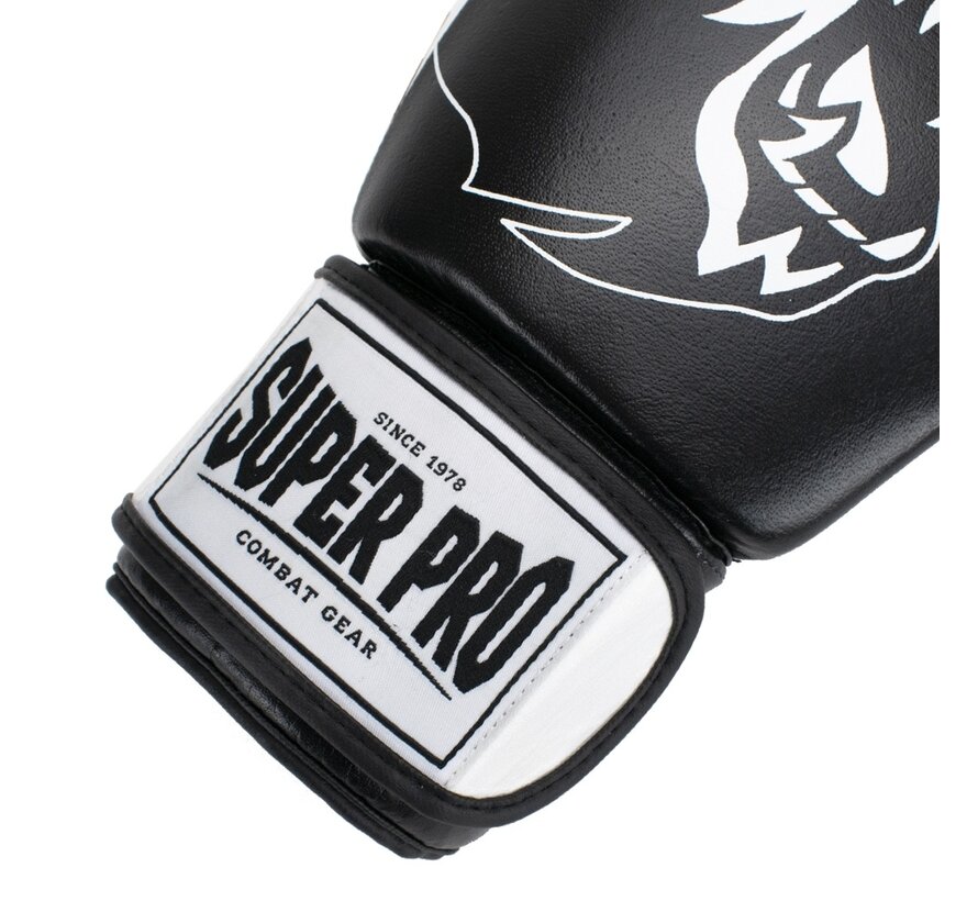 Super Pro Combat Gear Undisputed Bokszakhandschoenen, Zwart,Wit