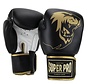 Super Pro Combat Gear Warrior Se Lederen (kick)bokshandschoenen, Goud,Zwart,Wit