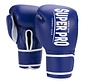 Super Pro Combat Gear Winner Wedstrijdhandschoenen Klittenband, 10 oz  blauw - wit