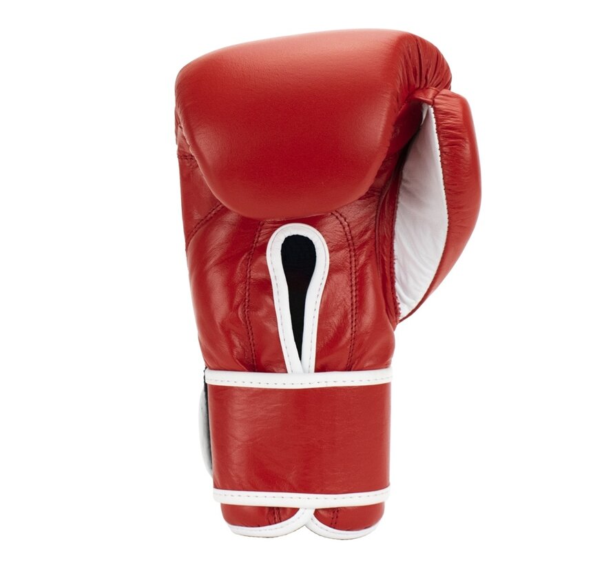 Super Pro Combat Gear Winner Wedstrijdhandschoenen Klittenband 10 oz rood - wit