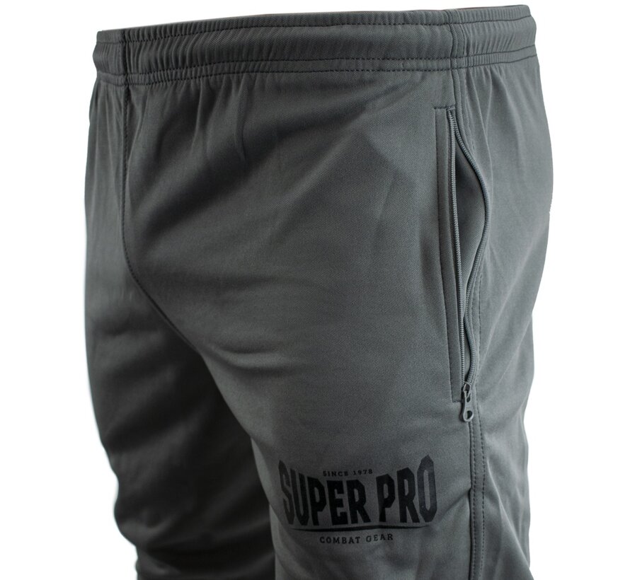 Super Pro Combat Gear Trainingsbroek, Grijs,Zwart