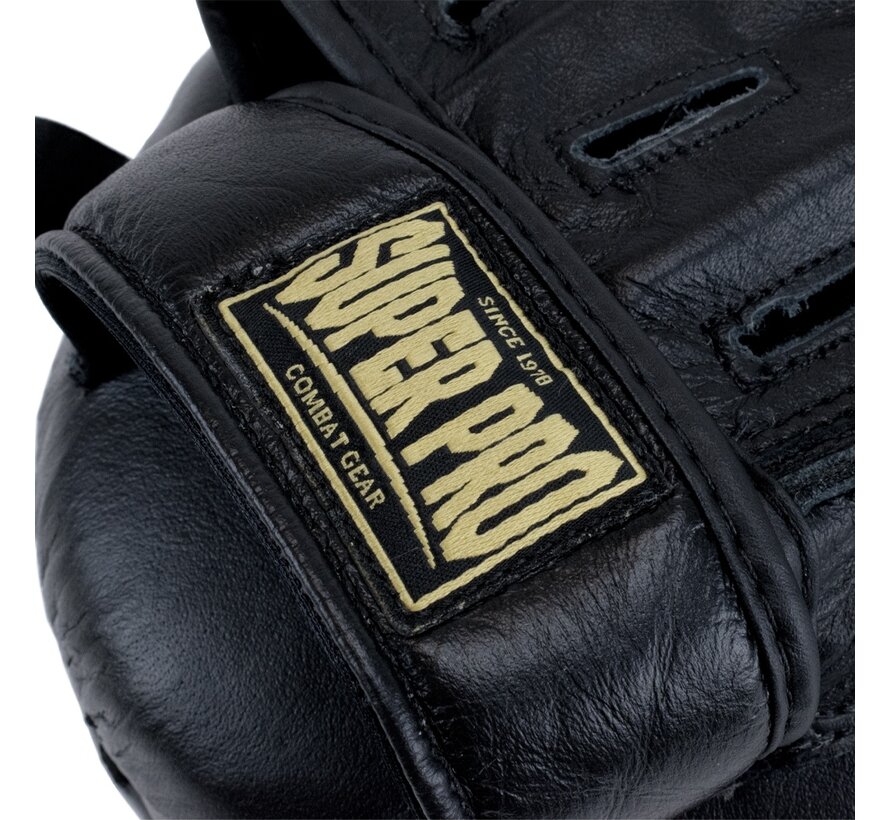 Super Pro Combat Gear Air Focus Pads Zwart/Goud 25x10x20