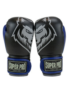 Super Pro Combat Gear Super Pro Combat Gear Bokshandschoenen Kids, Blauw,Grijs,Zwart
