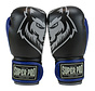 Super Pro Combat Gear Bokshandschoenen Kids, Blauw,Grijs,Zwart