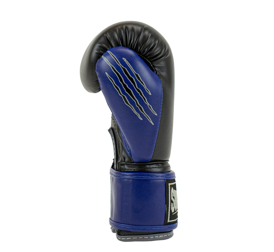 Super Pro Combat Gear Bokshandschoenen Kids, Blauw,Grijs,Zwart