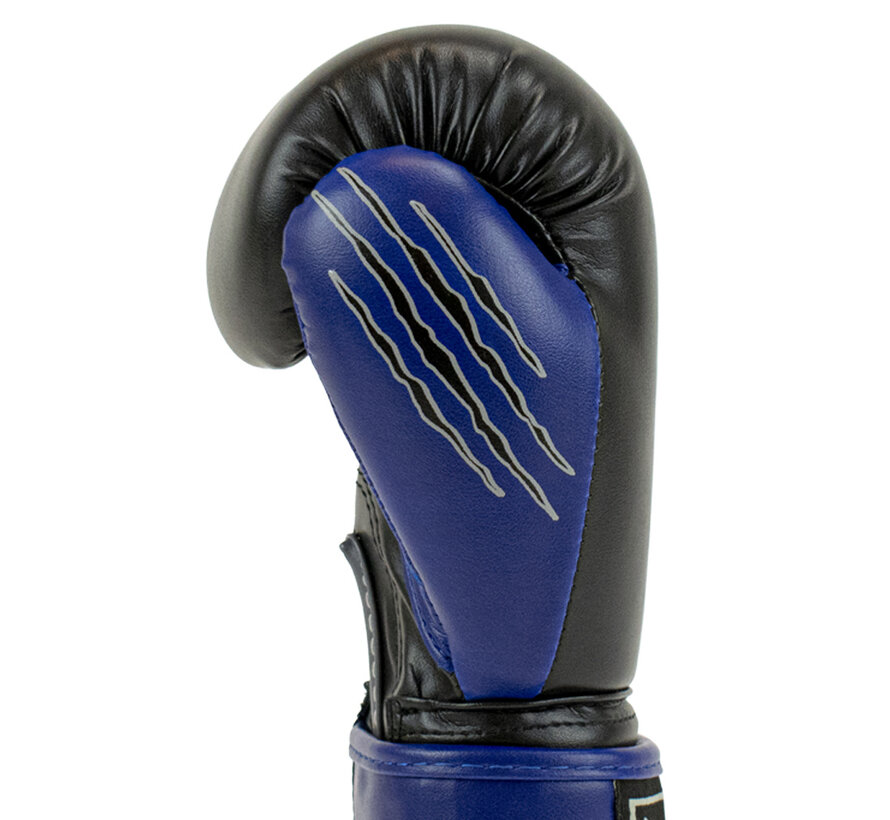 Super Pro Combat Gear Bokshandschoenen Kids, Blauw,Grijs,Zwart