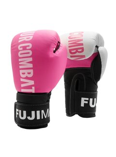 FUJIMAE Radikal Remix lederen bokshandschoenen roze