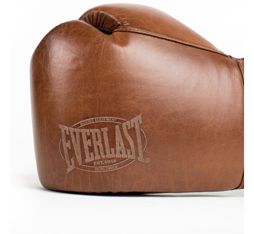 Everlast 1910 Classic Training Glove, Brown 12-OZ